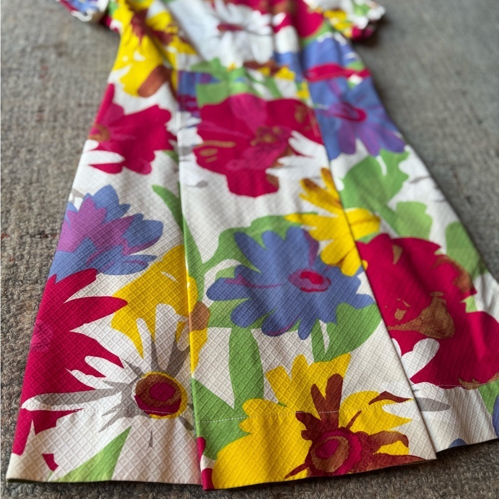 Yellow Ruched One Shoulder Sundress - Picture 8 of 8